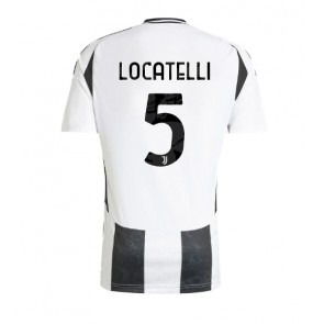 Juventus Manuel Locatelli #5 Replika Hjemmebanetrøje 2024-25 Kortærmet